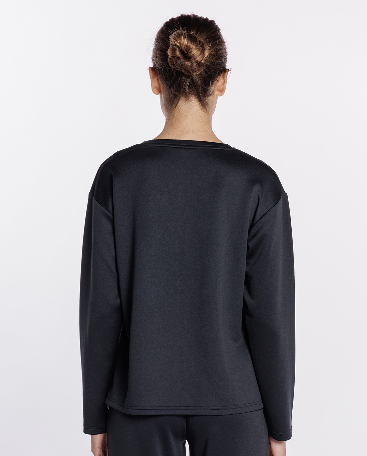 T-shirt de Viscose Elástica Preto-2