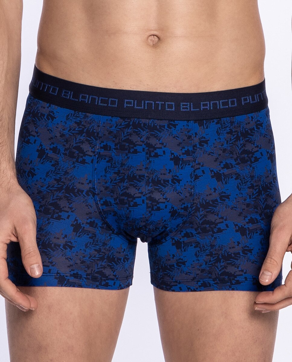 Boxers de Malha Azul-3