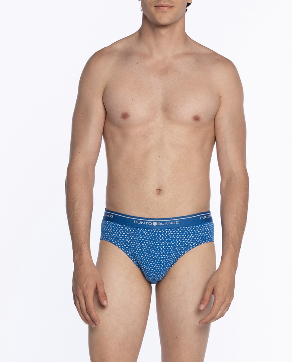 Pack 3 Slips Azul / Branco-1