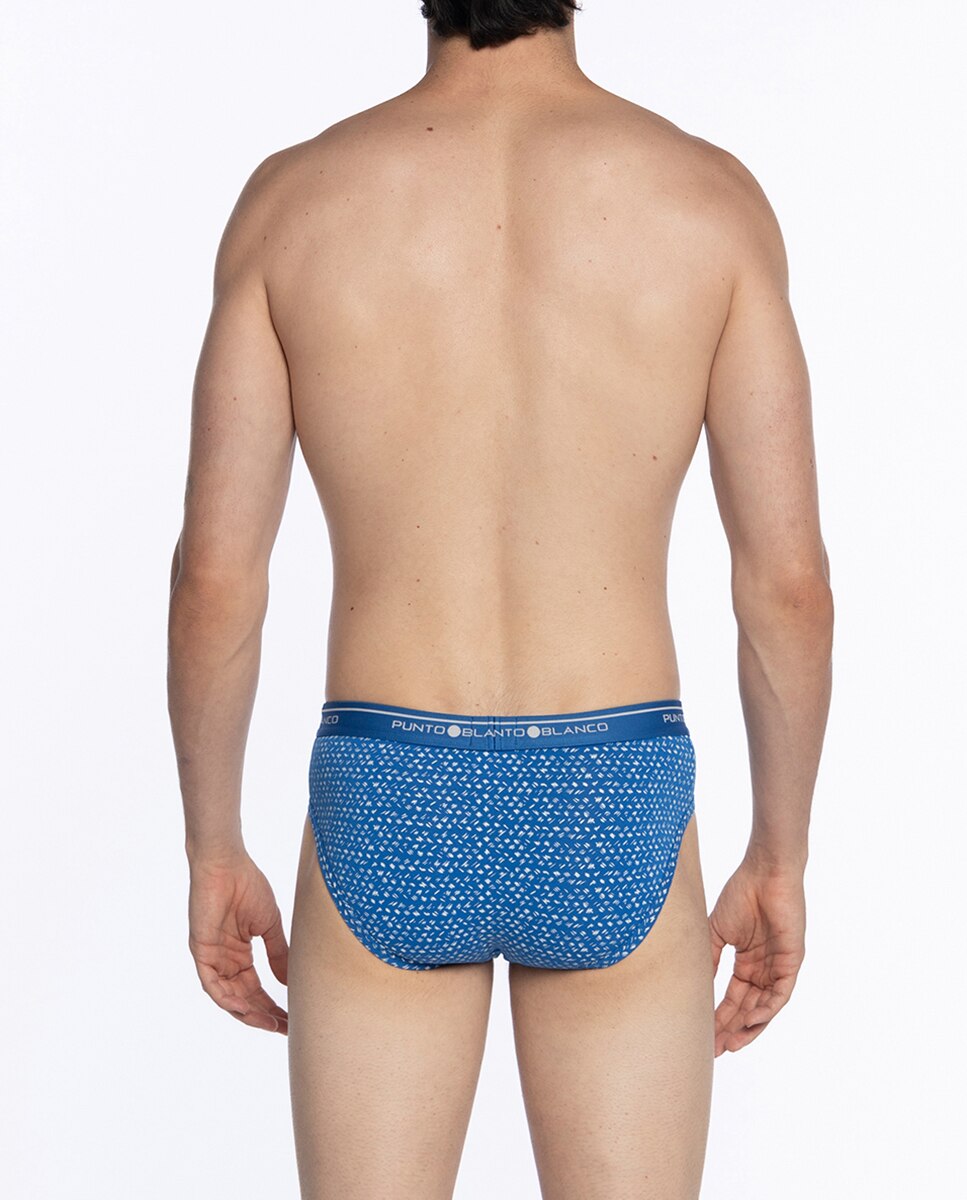 Pack 3 Slips Azul / Branco-4