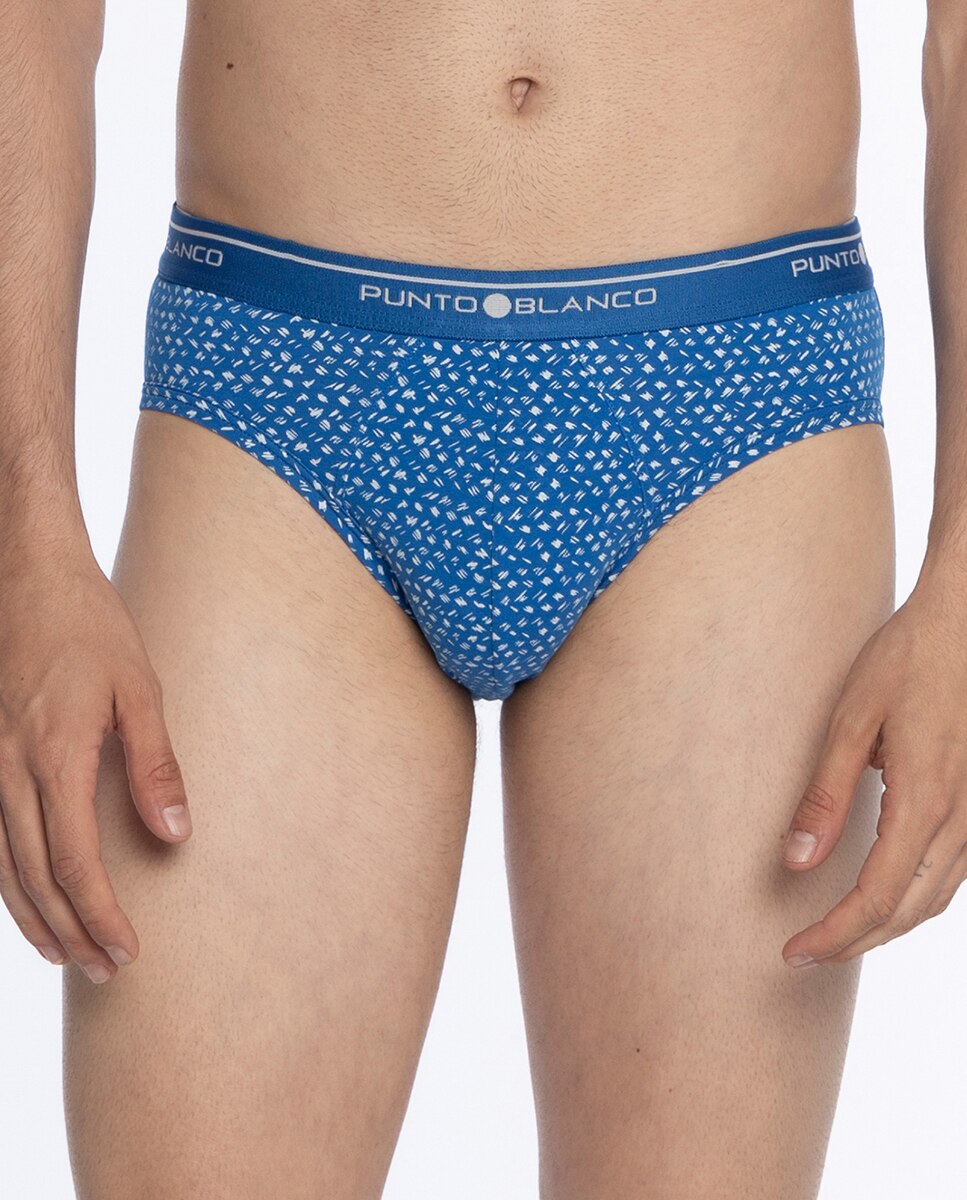 Pack 3 Slips Azul / Branco-5