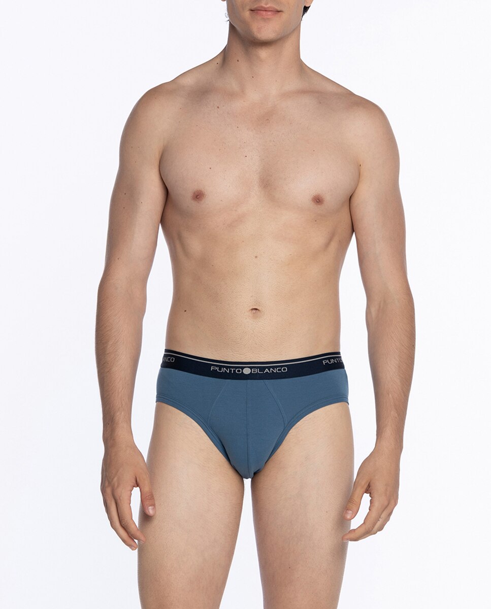 Pack 3 Slips Azul / Branco-2