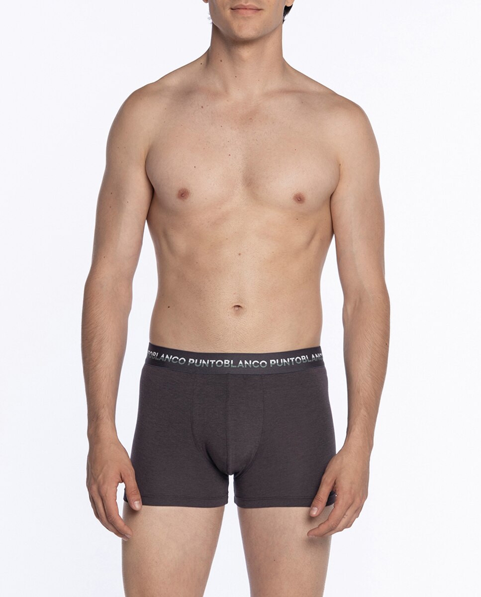 Pack de 2 Boxérs de Malha Verde-escuro-2