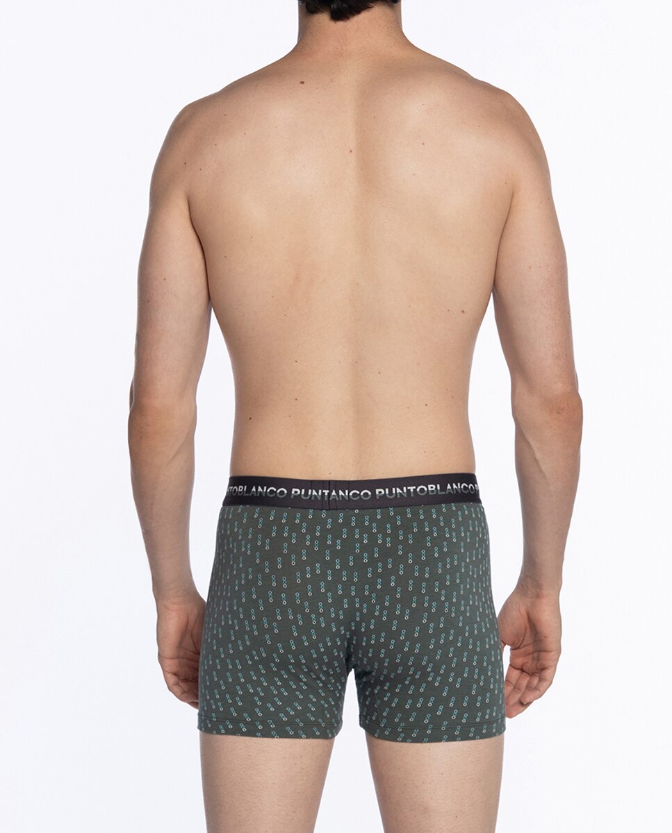 Pack de 2 Boxérs de Malha Verde-escuro-3