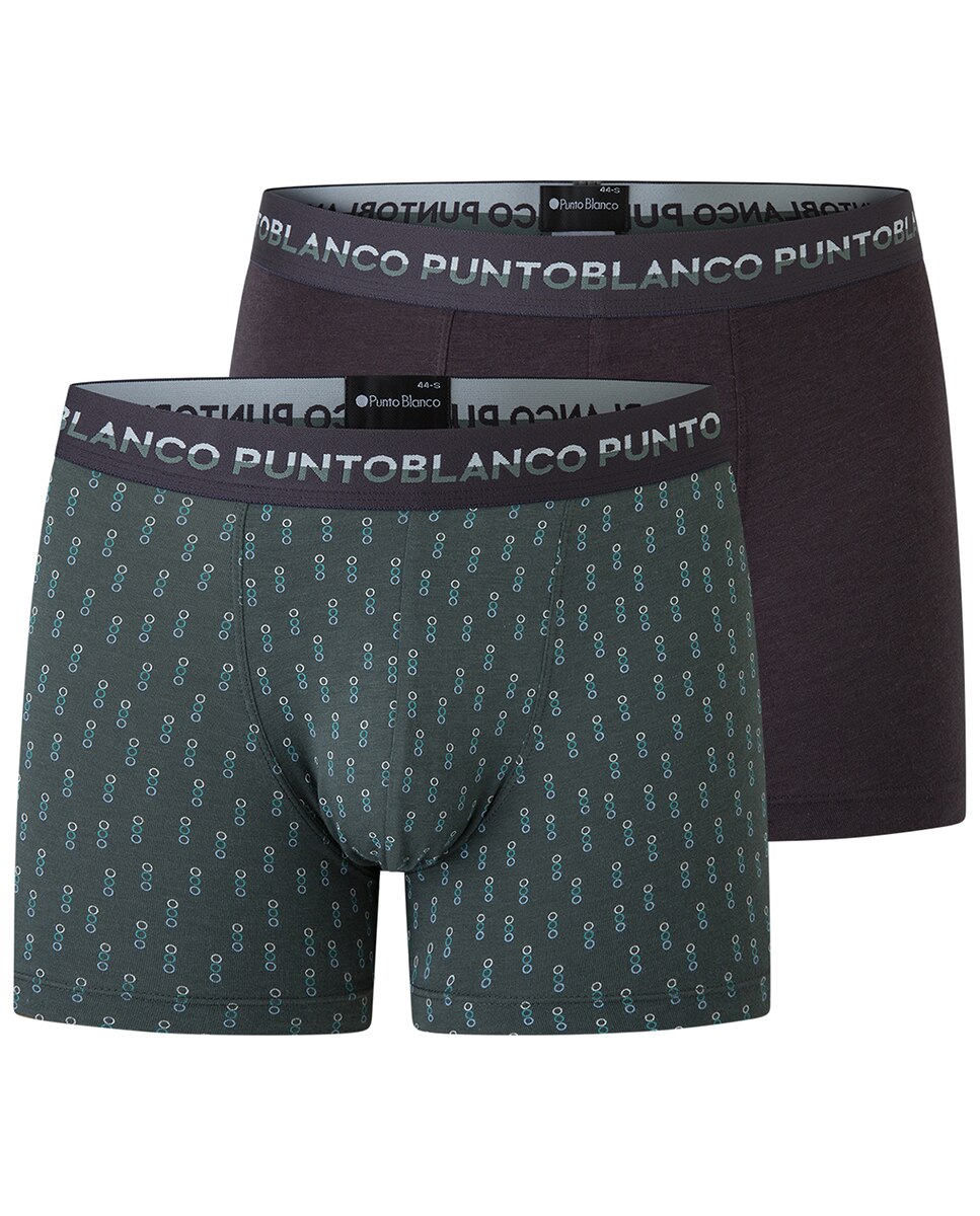 Pack de 2 Boxérs de Malha Verde-escuro-5