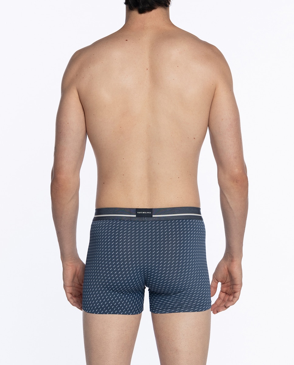 Boxers de Malha Azul-marinho-2