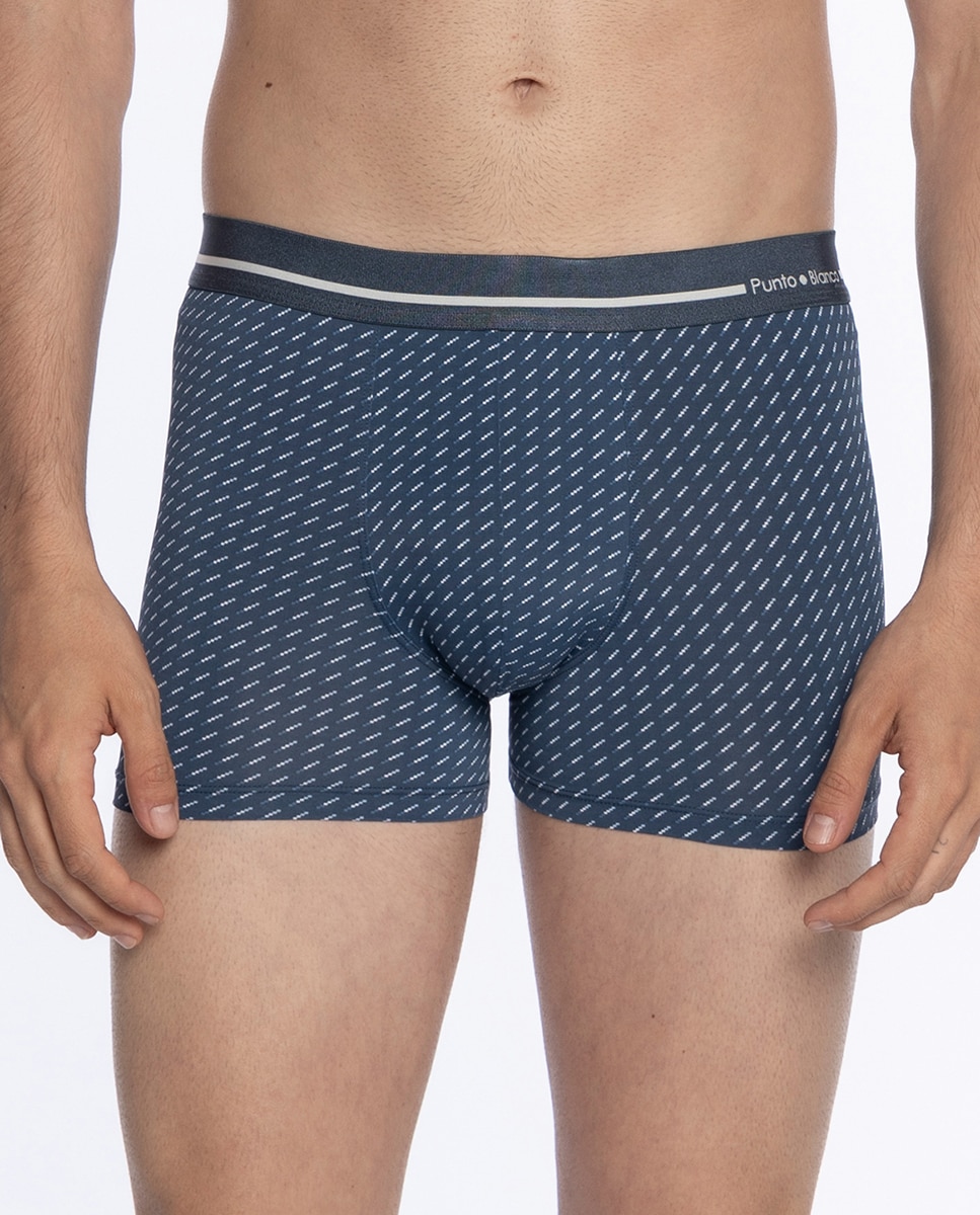 Boxers de Malha Azul-marinho-3