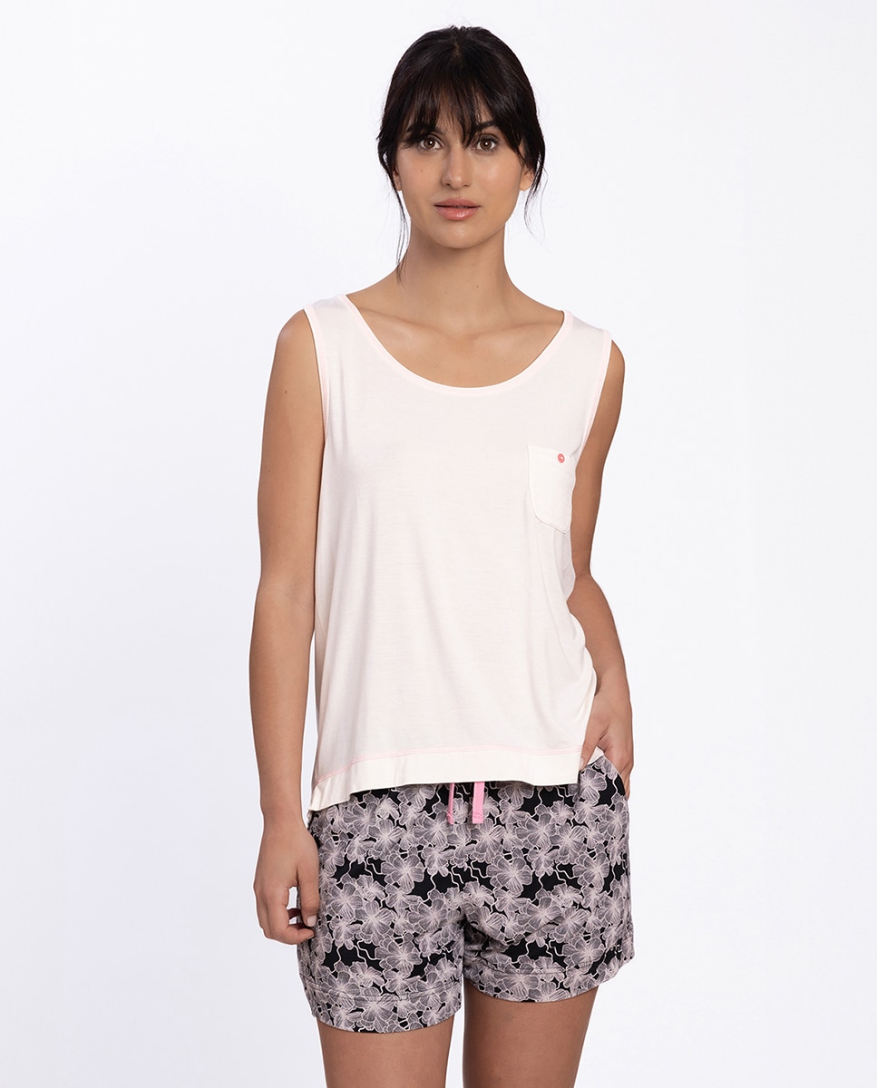 Imagem 0 de Pijama Curto de Alças e de Viscose
