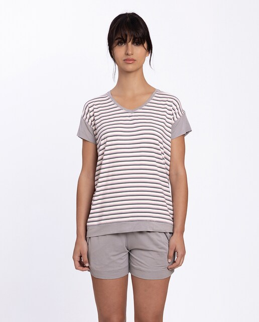 Imagem 0 de Pijama Curto em Modal Estampado