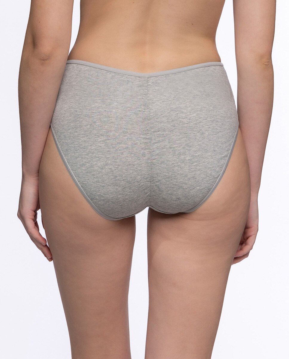 Pack de 3 Cuecas Punto Blanco Básicas de Algodão Multicolor-2