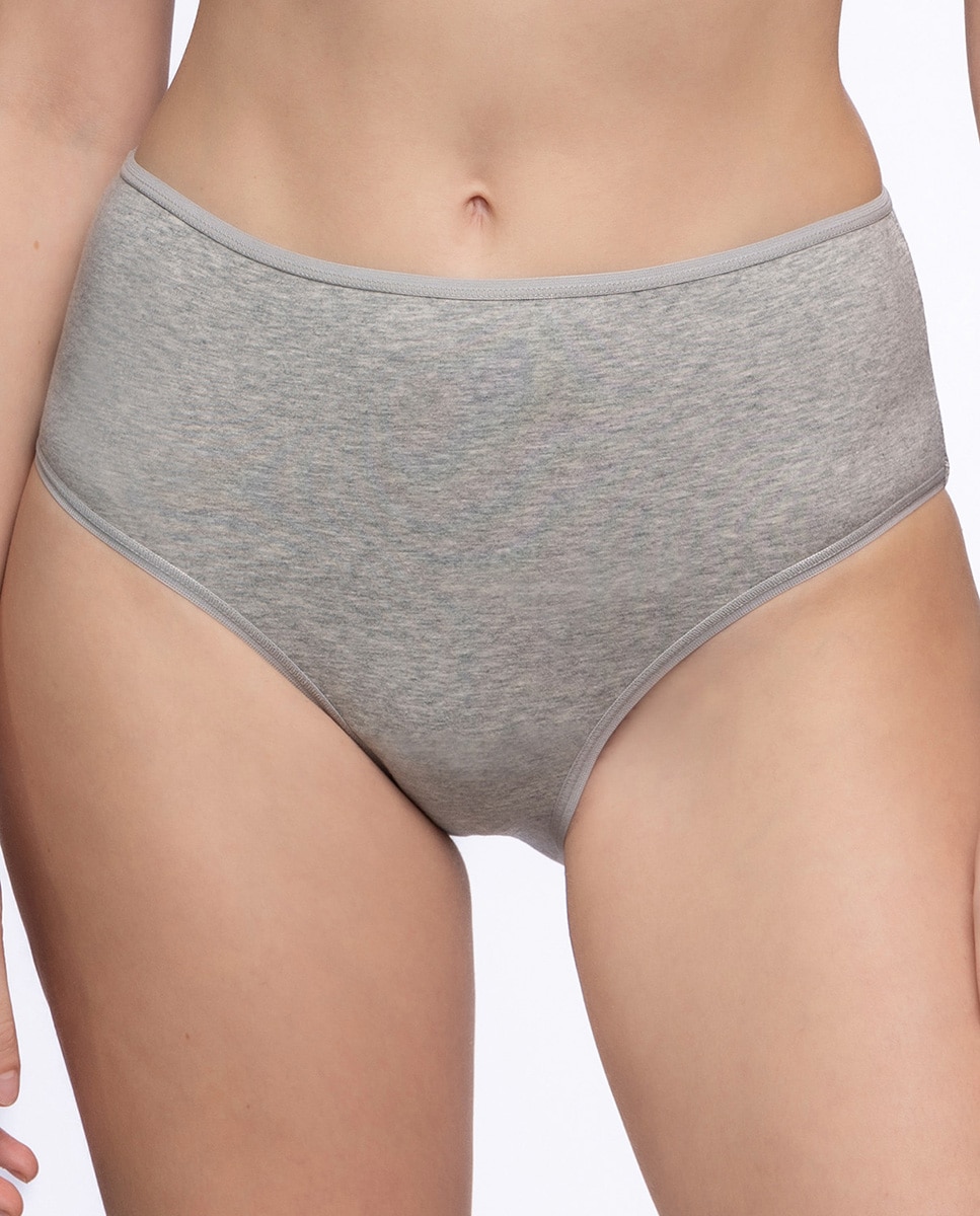 Pack de 3 Cuecas Punto Blanco Básicas de Algodão Multicolor-3