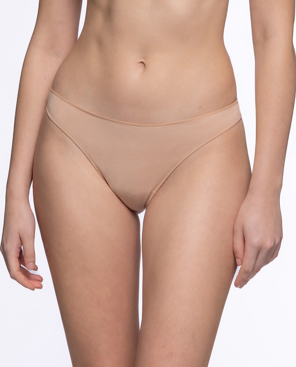 Pack de 3 Tangas Algodão Elástico Branco-5