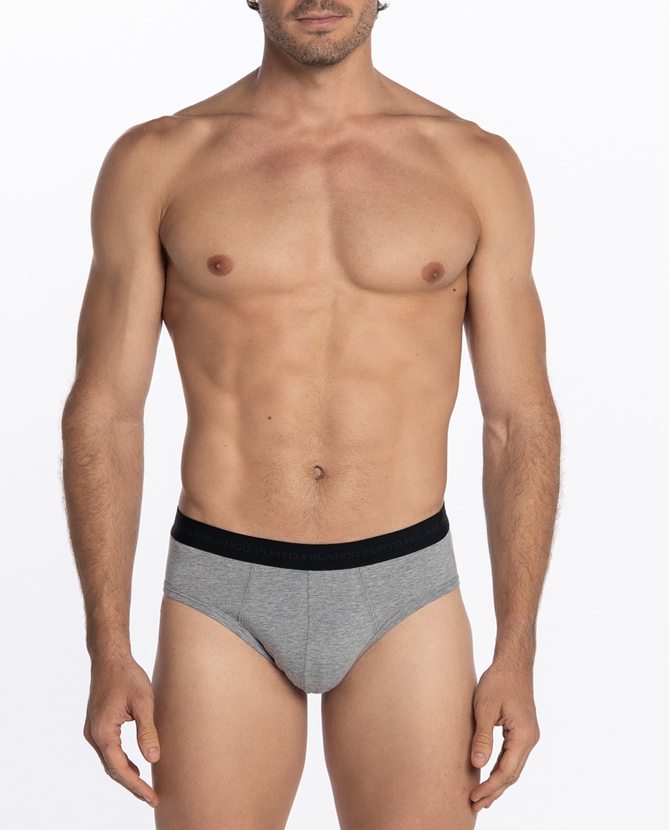 Slip de Malha Cinzento-1