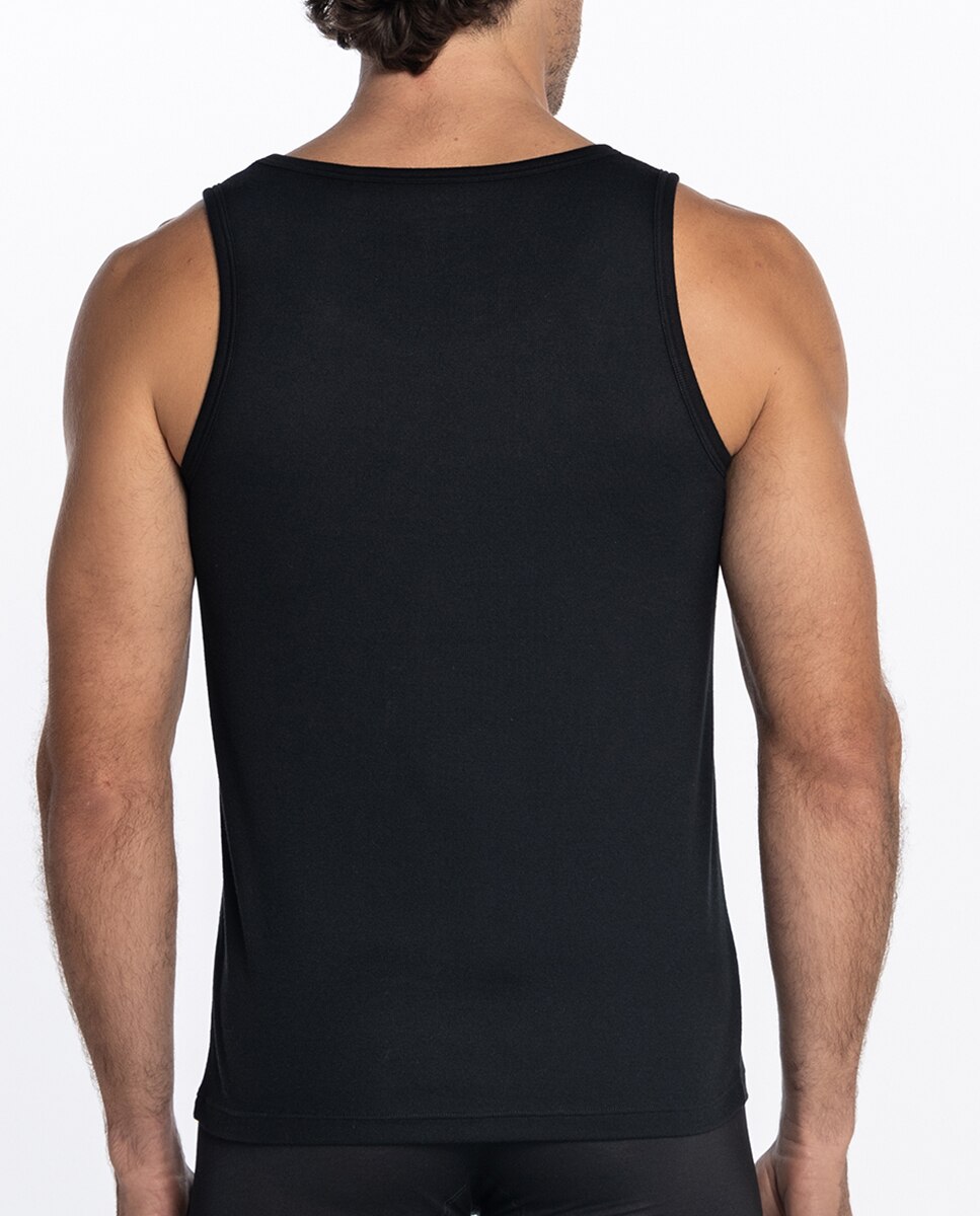 T-shirt de Alças Preto-2