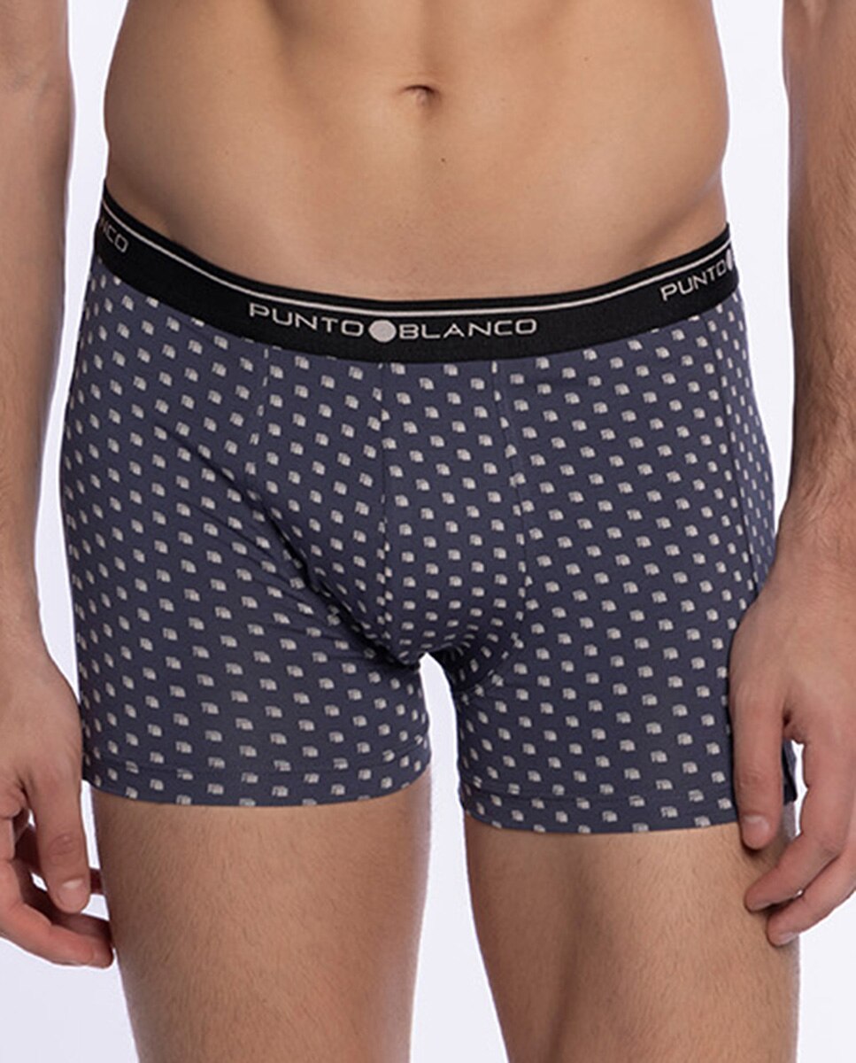 Roupa Interior Pack de 3 Boxers de Algodão Penteado: 93% e Elastano: 7%. Costuras Interiores Planas Multicolor-5