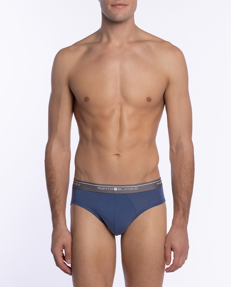 Pack de 3 Slips Azul-2