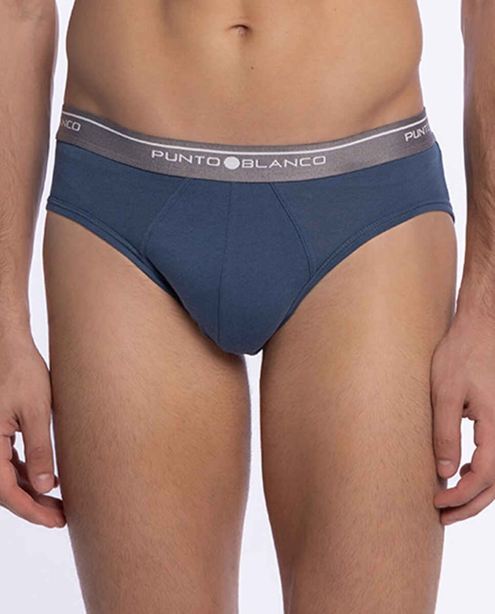 Pack de 3 Slips Azul-5