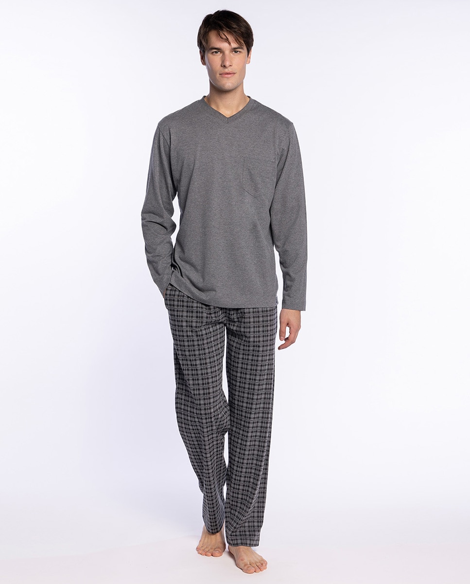 Imagem 0 de Pijama Comprido de Malha