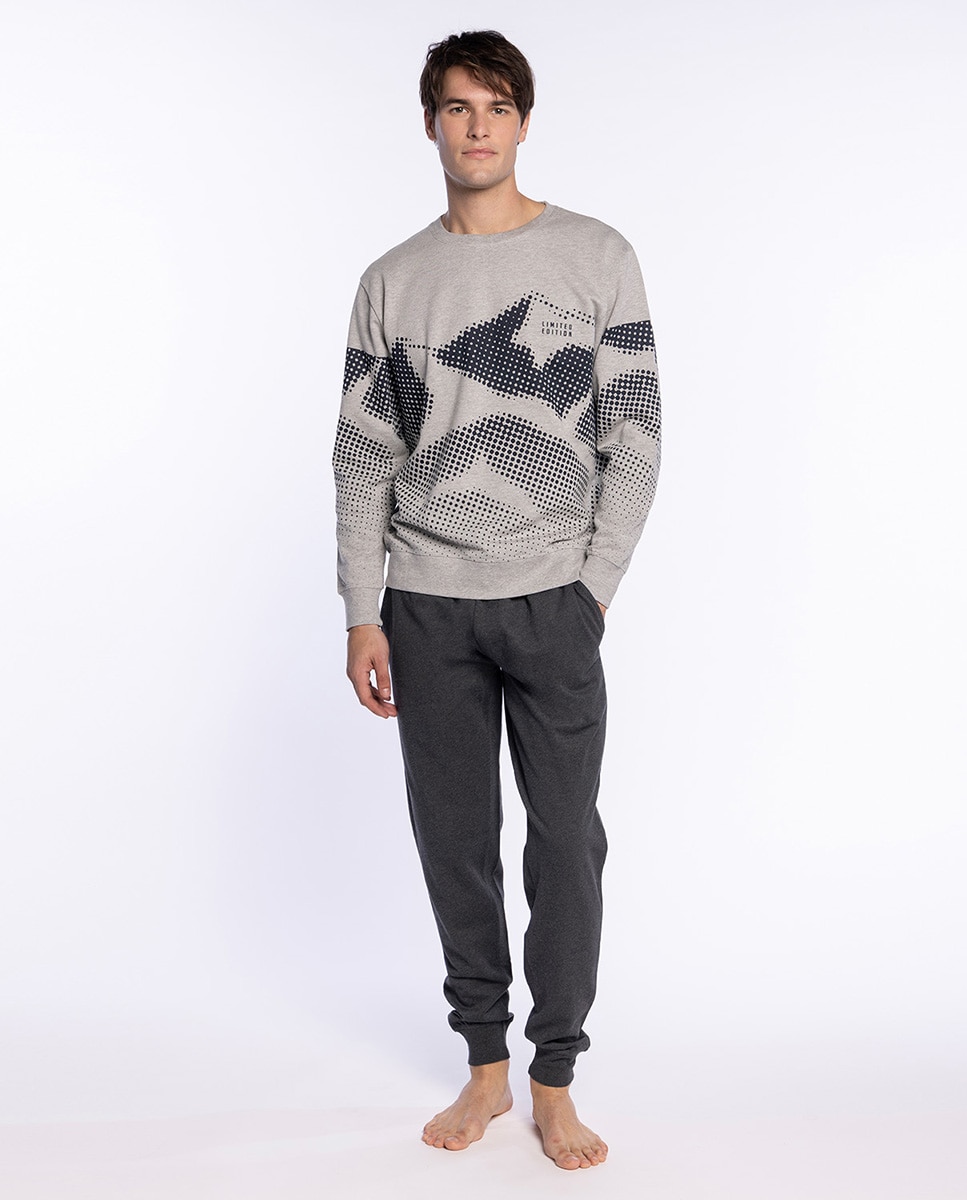 Imagem 0 de Pijama Comprido de Malha