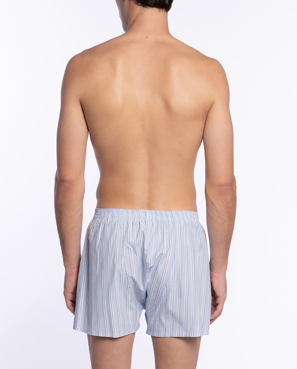 Boxers de Tecido Azul-celeste-2