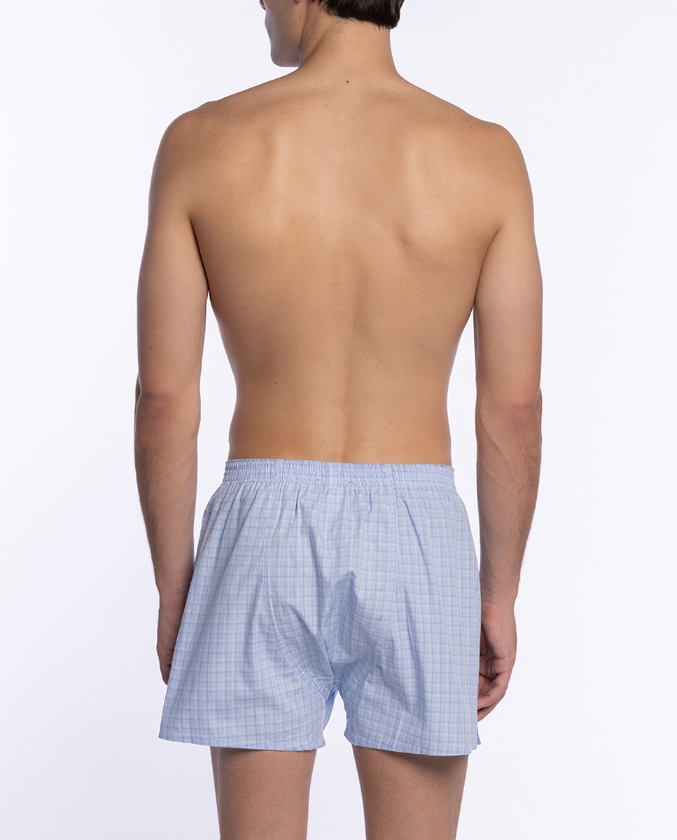 Boxers de Tecido Azul-celeste-2
