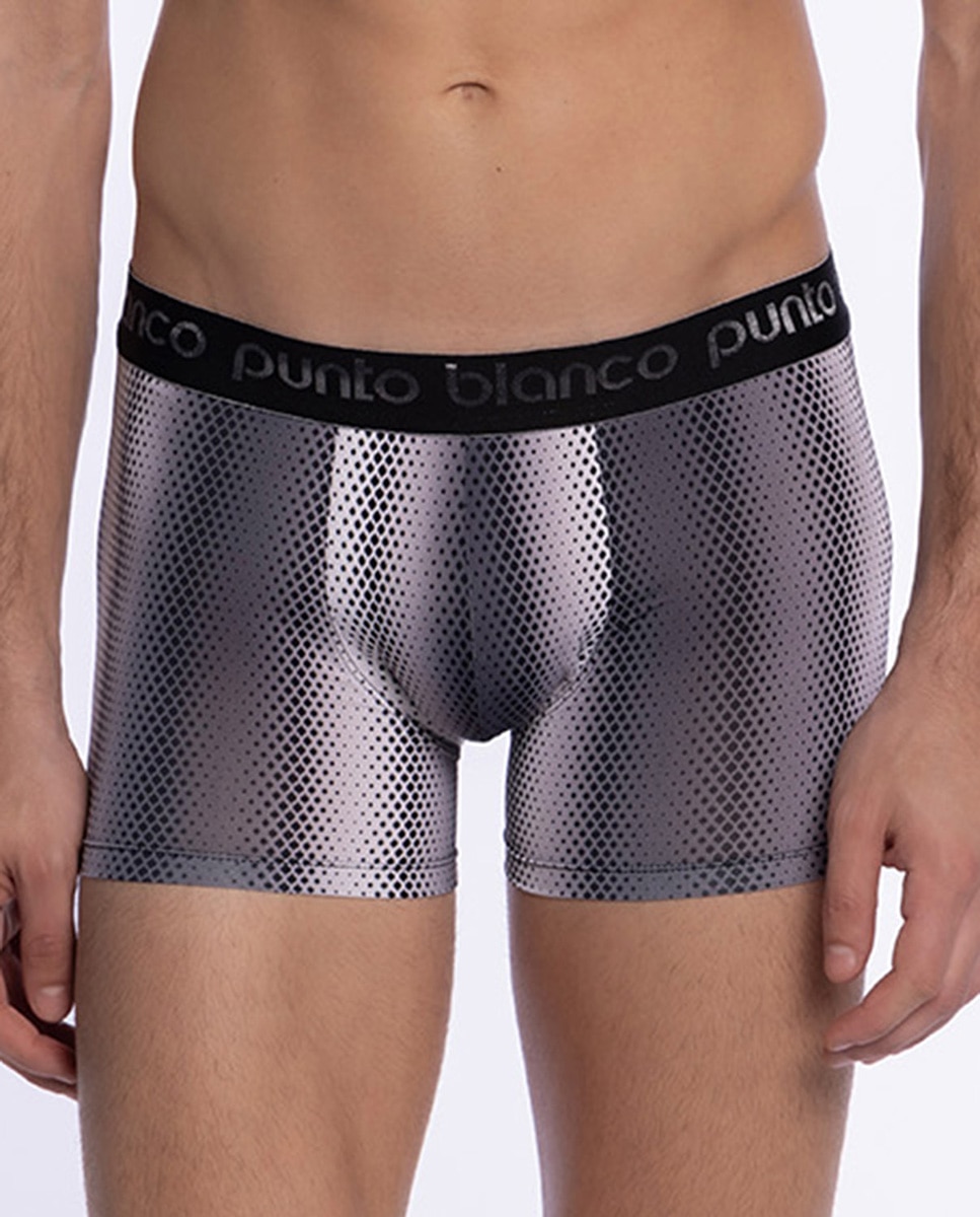 Boxers de Malha Cinzento-3
