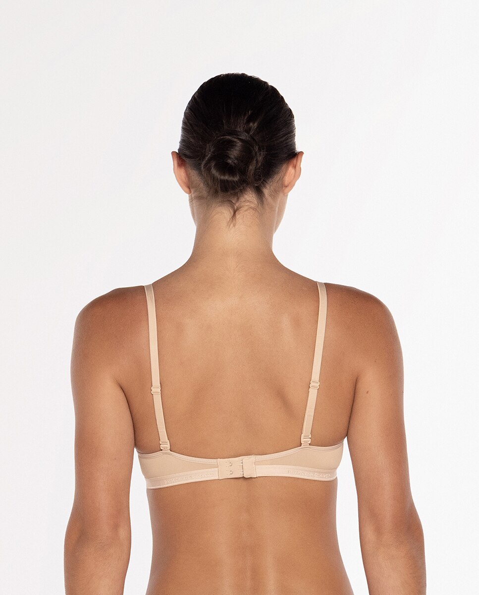 Soutien de Microfibra com Aro Bege-2