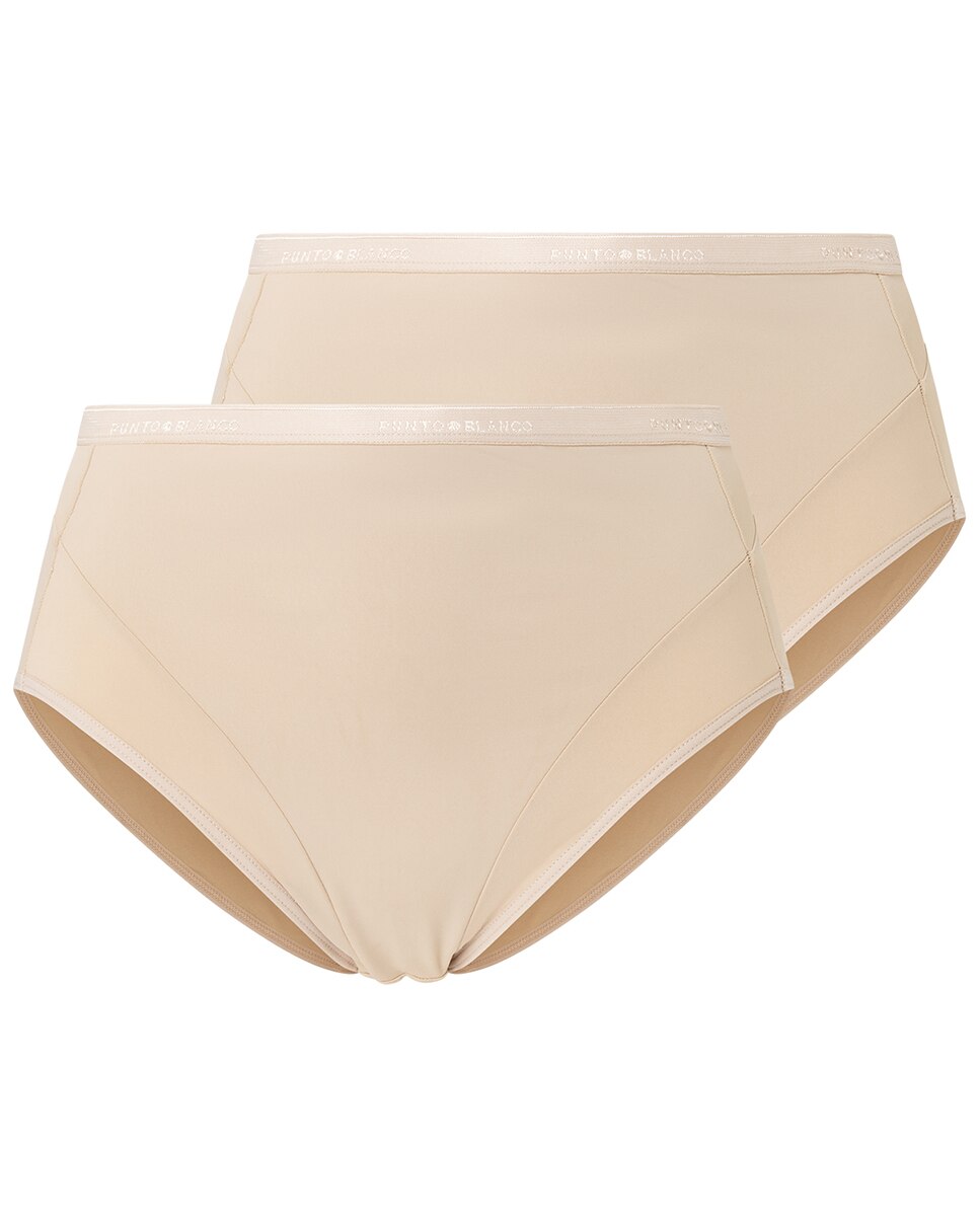 Pack de Duas Cuecas Altas Bege-5