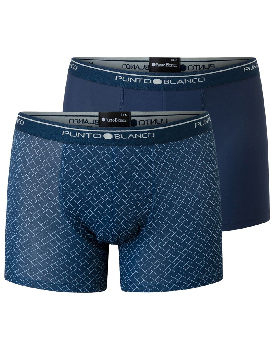 Pack de 2 Boxérs de Malha Azul-marinho-5