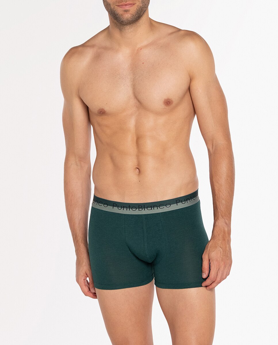 Pack de 2 Boxérs de Malha Verde-militar-2