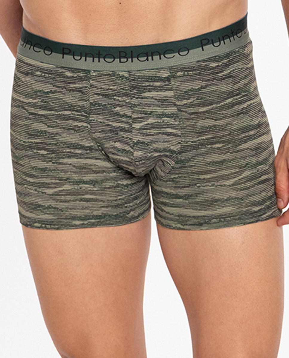 Pack de 2 Boxérs de Malha Verde-militar-4