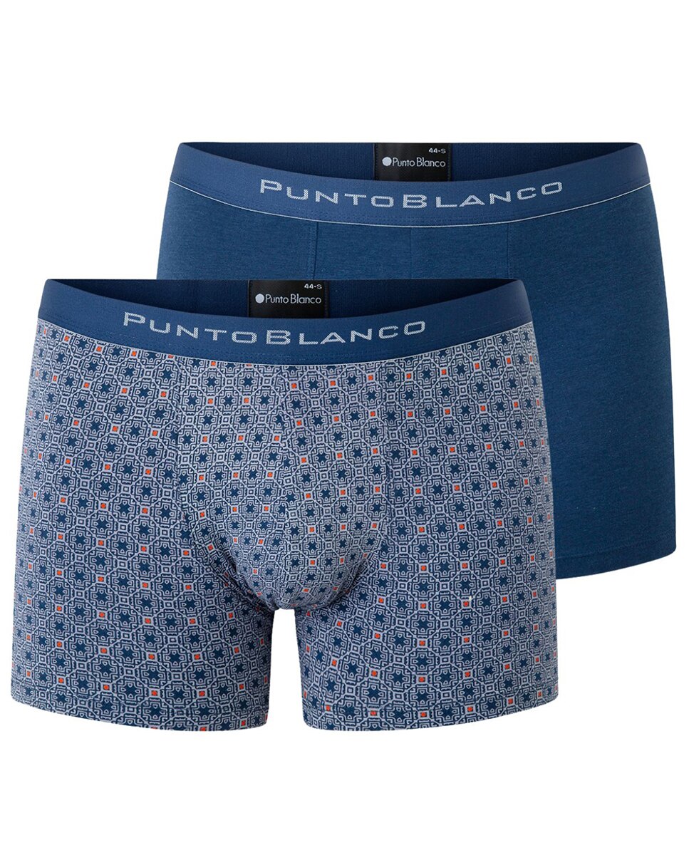Pack de 2 Boxérs de Malha Azul-marinho-5