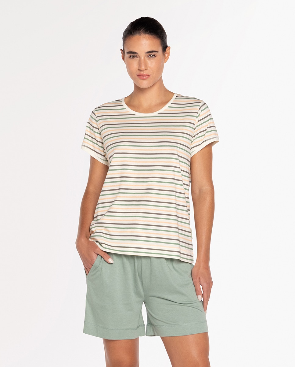 Imagem 0 de Pijama Curto de Bambu e Algodão