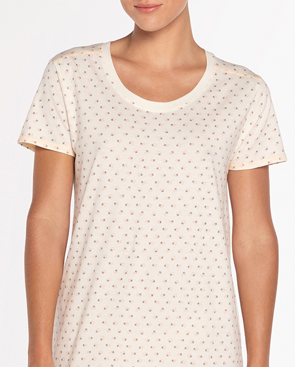 Robe Comprido de Algodão Elástico Cru-3