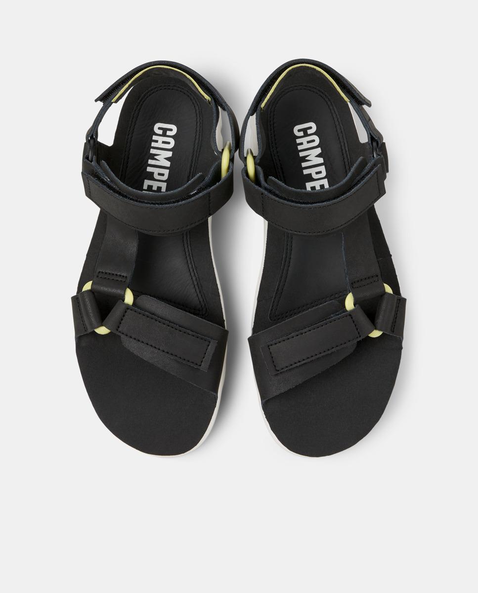 Sandálias Oruga com Velcro Preto-2