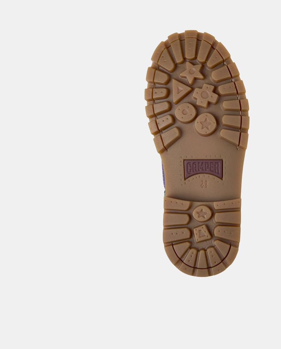 Sapatos de Cordões Infantil de Pele By Bobo Choses Camper Multicolor-4