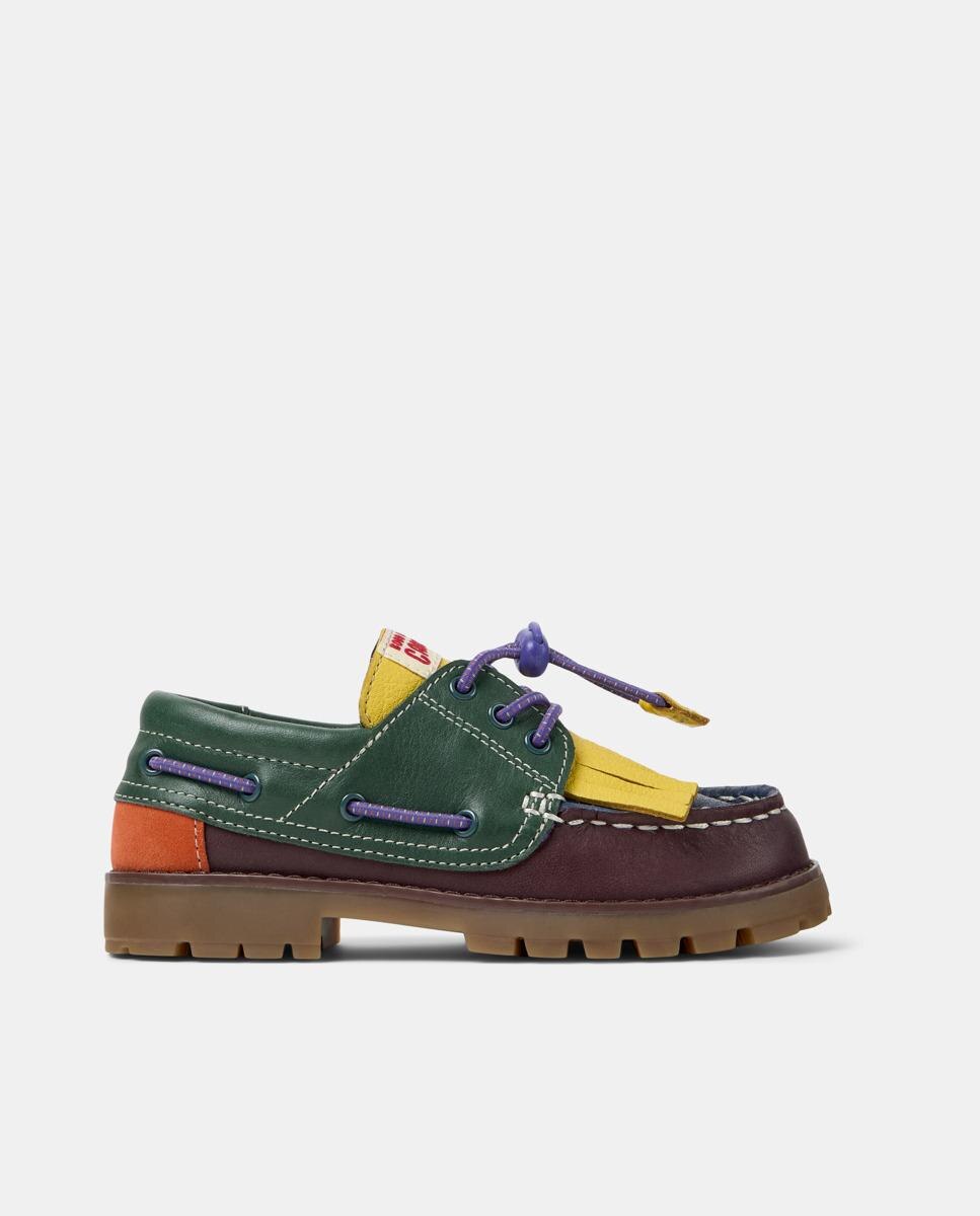 Imagem 0 de Sapatos de Cordões Infantil de Pele By Bobo Choses