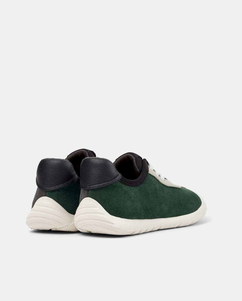 Sapatilhas de Pele Infantil Peu Path Twins Verde-escuro-3