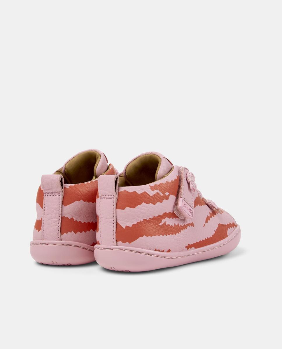 Sapatilhas de Pele Peu Cami Twins Camper Rosa-claro-3