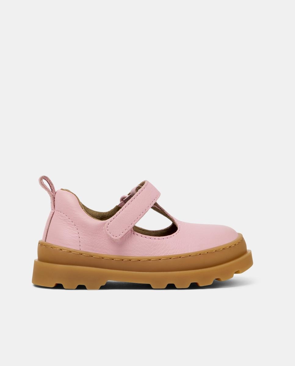 Sabrinas Infantil de Pele Brutus Rosa-1