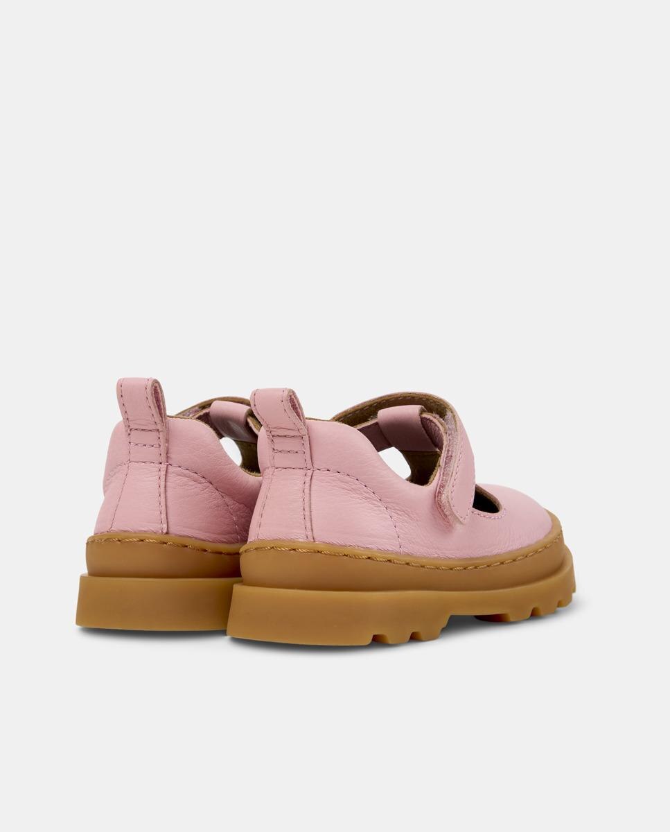 Sabrinas Infantil de Pele Brutus Rosa-3