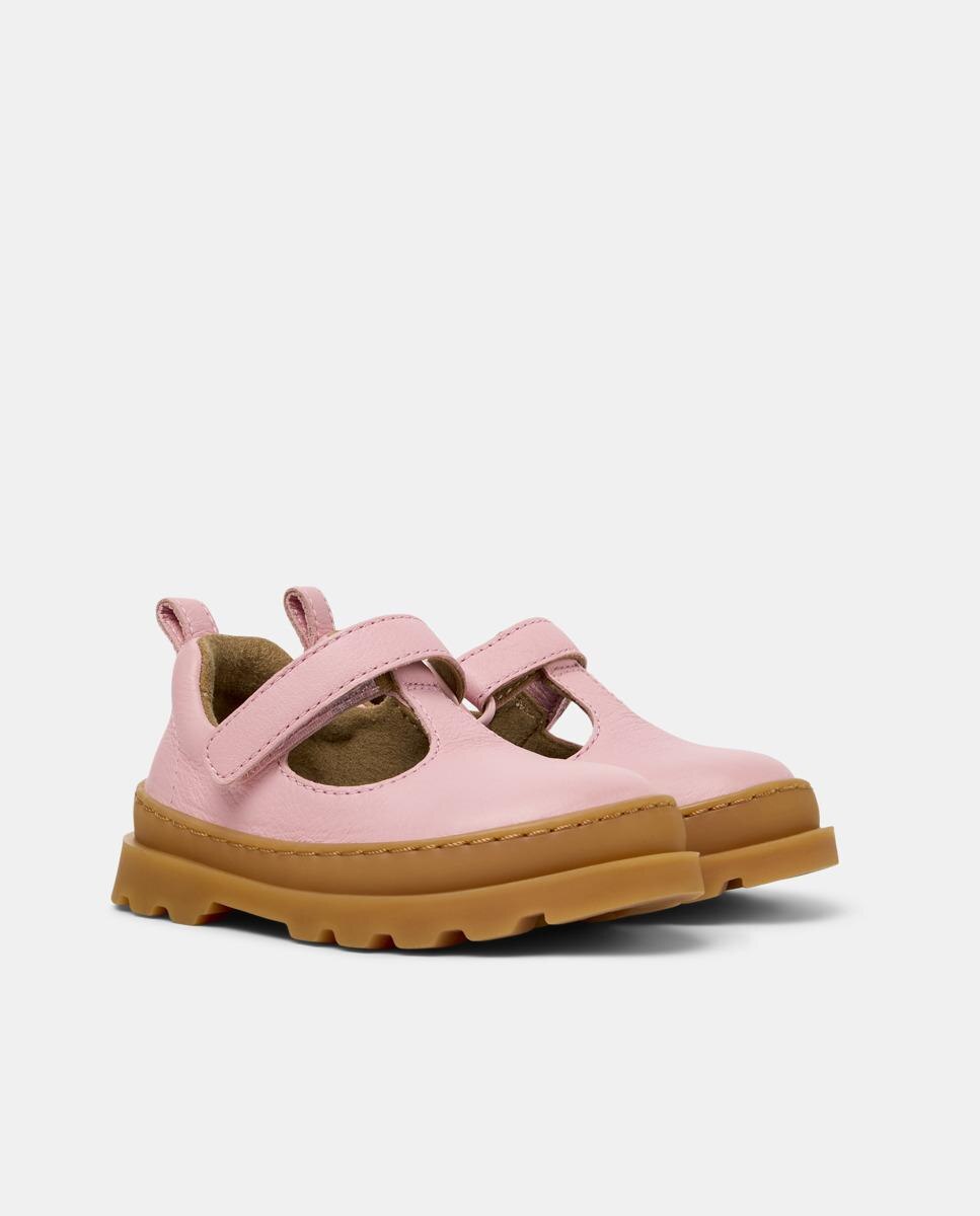 Sabrinas Infantil de Pele Brutus Rosa-5