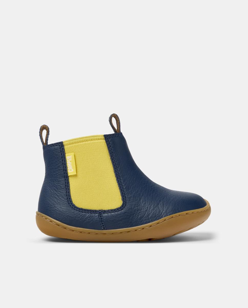 Botins Infantil Tws Twins de Pele Camper Azul-1