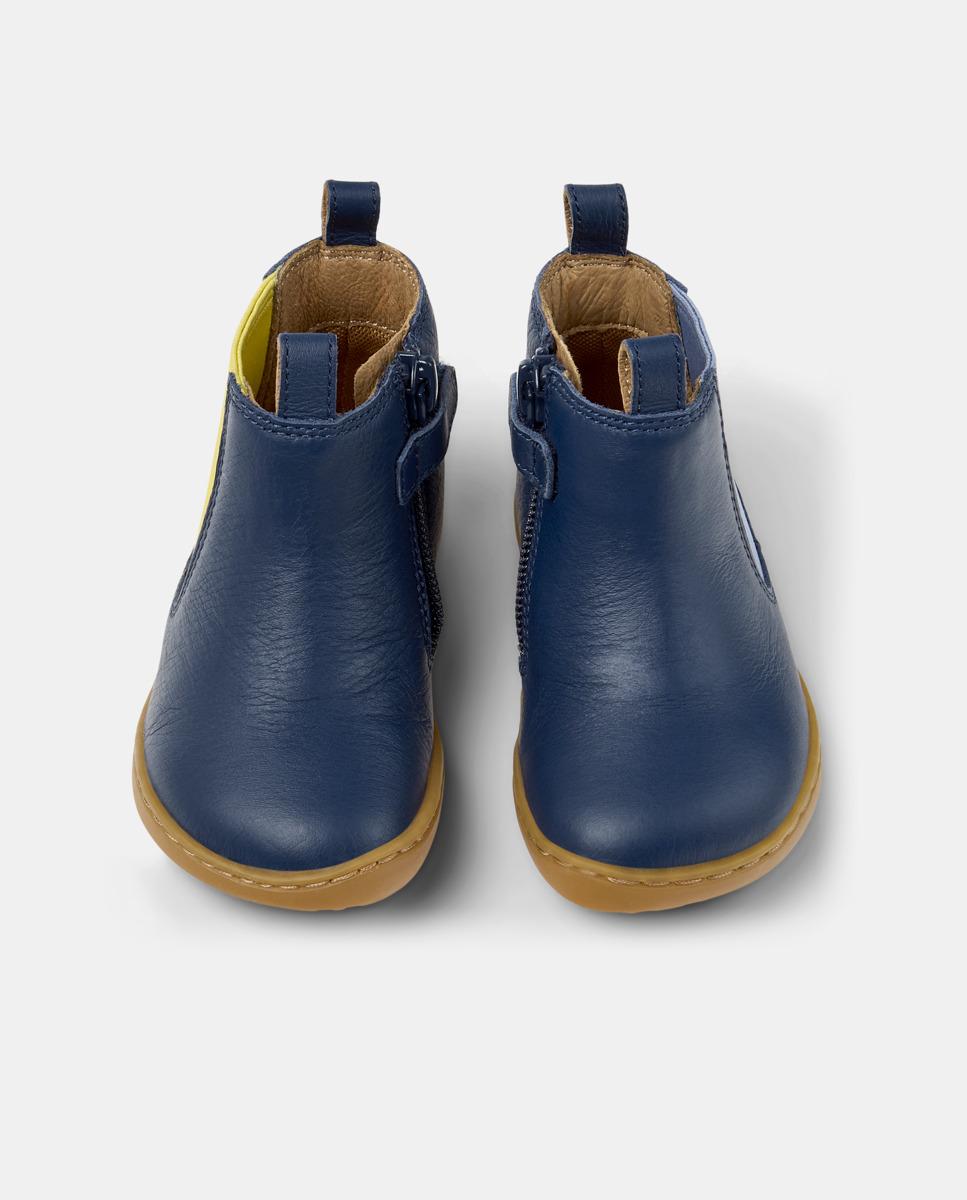 Botins Infantil Tws Twins de Pele Camper Azul-2