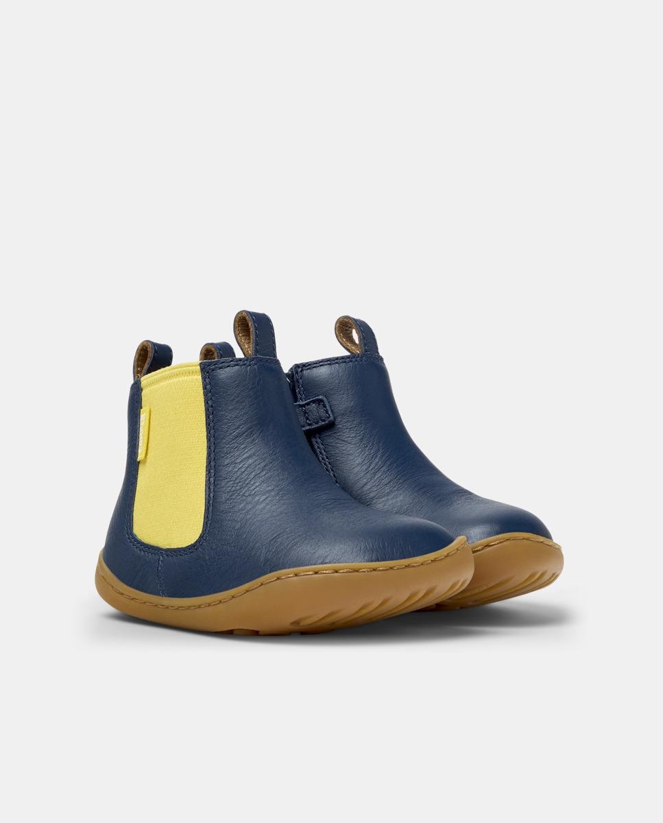 Botins Infantil Tws Twins de Pele Camper Azul-6