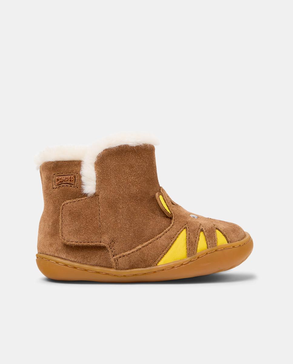 Botas de Pele Peu Cami Camper Castanho-1