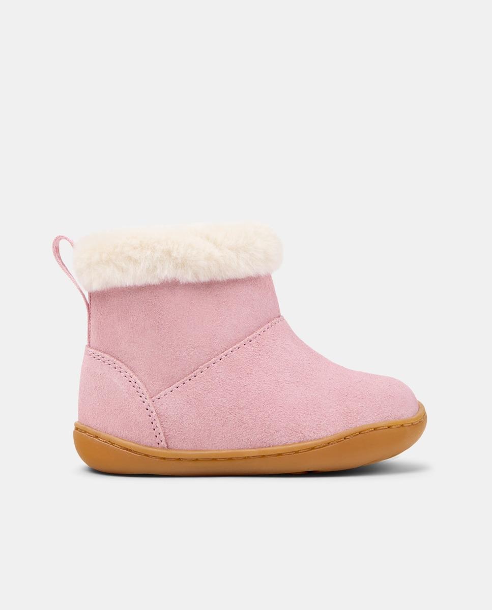 Botas de Pele Peu Cami Camper Rosa-claro-1