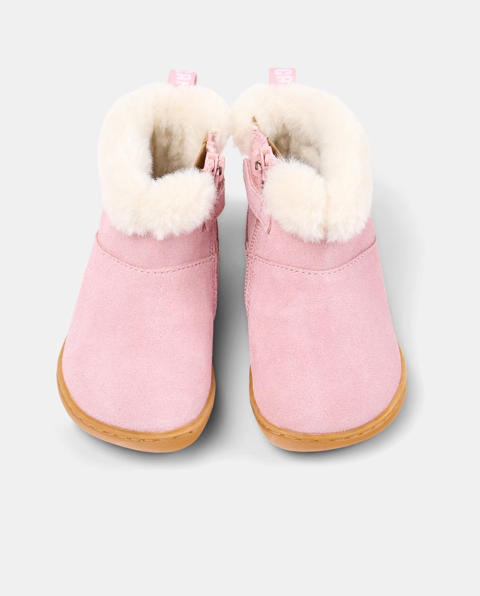 Botas de Pele Peu Cami Camper Rosa-claro-2