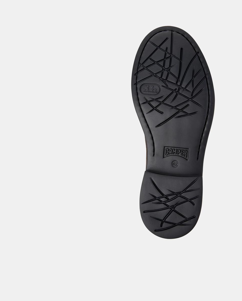 Botins de Pele Dean Castanho-escuro-4