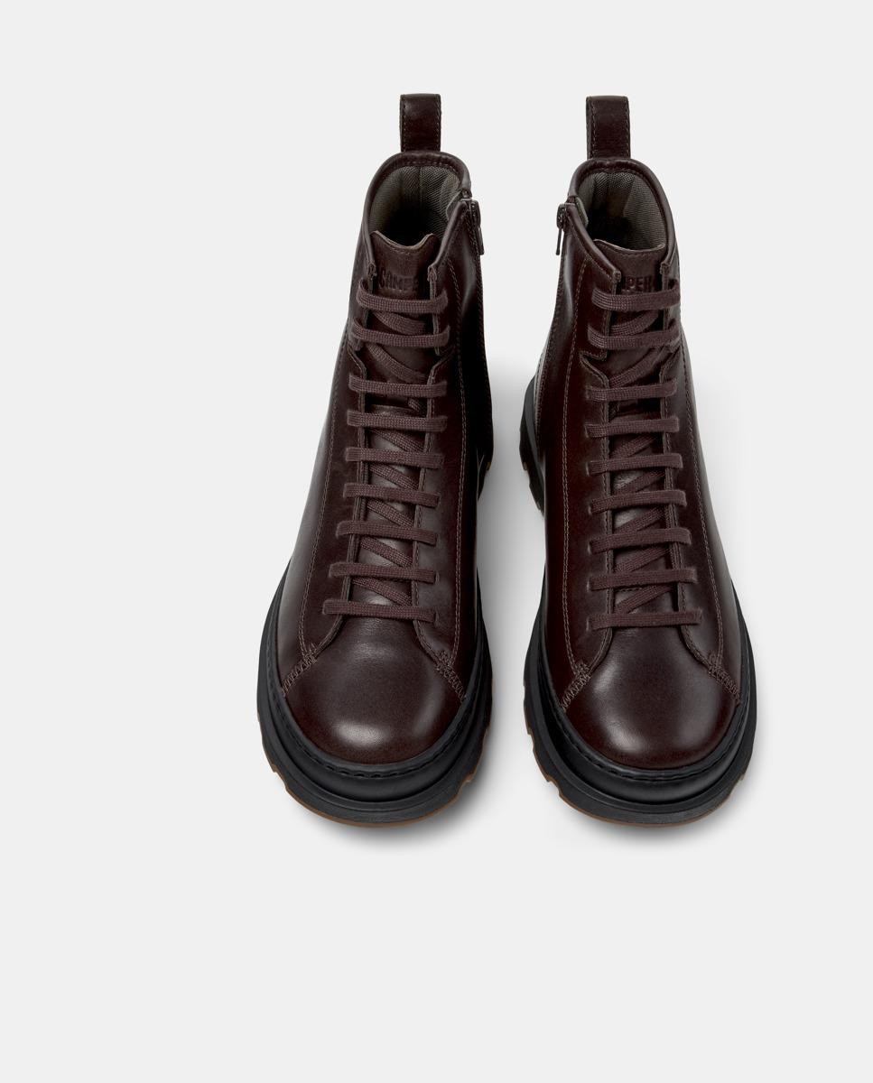Botins de Pele Brutus+ Castanho-2
